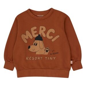 TinyCottons brown Merci Sweatshirt